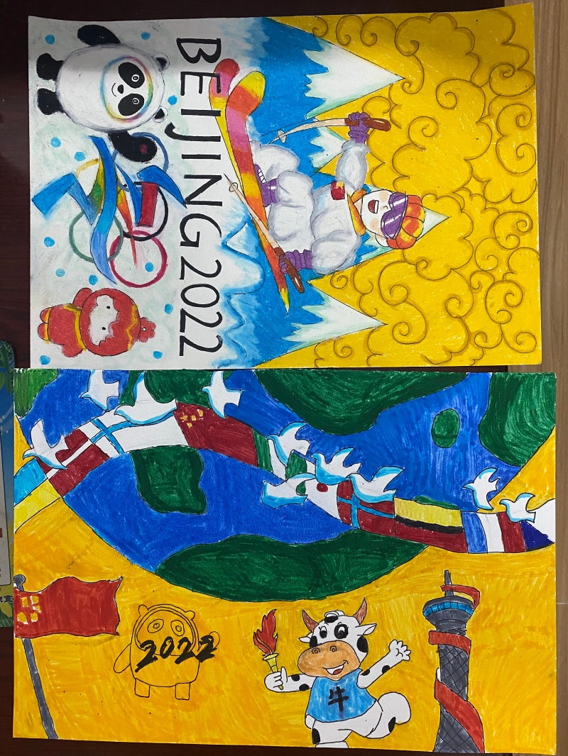 龙子湖区残疾青少年绘画作品入选2022年冬奥会冬残奥会