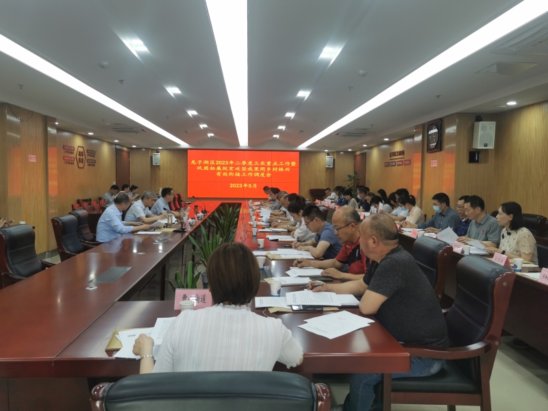 龙子湖区召开二季度三农重点工作暨巩固拓展脱贫攻坚成果同乡村振兴有效衔接工作调度会