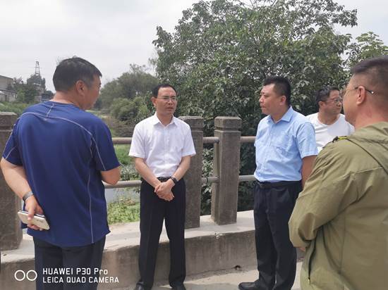 顾晓峰调研督导龙子湖水生态水环境保护工作