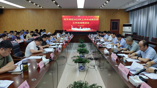 龙子湖区召开2023年上半年招商引资总结推进会